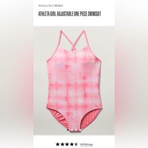 Athleta Girl Adjustable One Piece Swimsuit - NWT